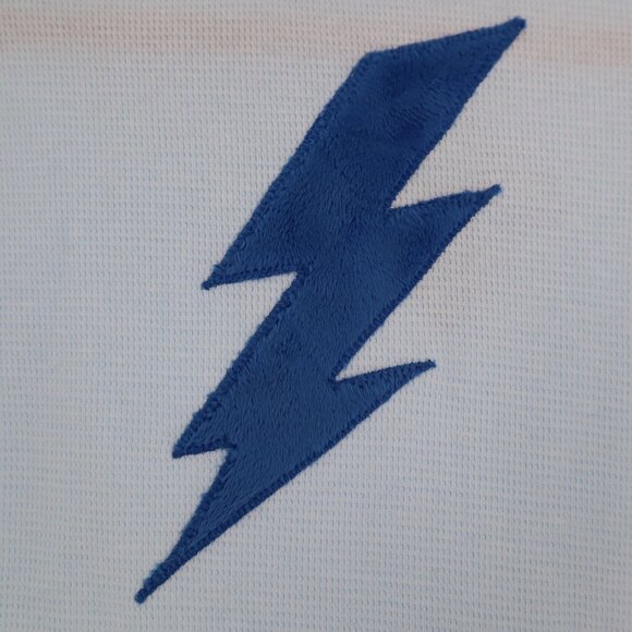 Jack & Nicole Lightning Bolt Graphic Tee Kids 4 Blue Casual Simple Playdates NWT - Picture 5 of 6